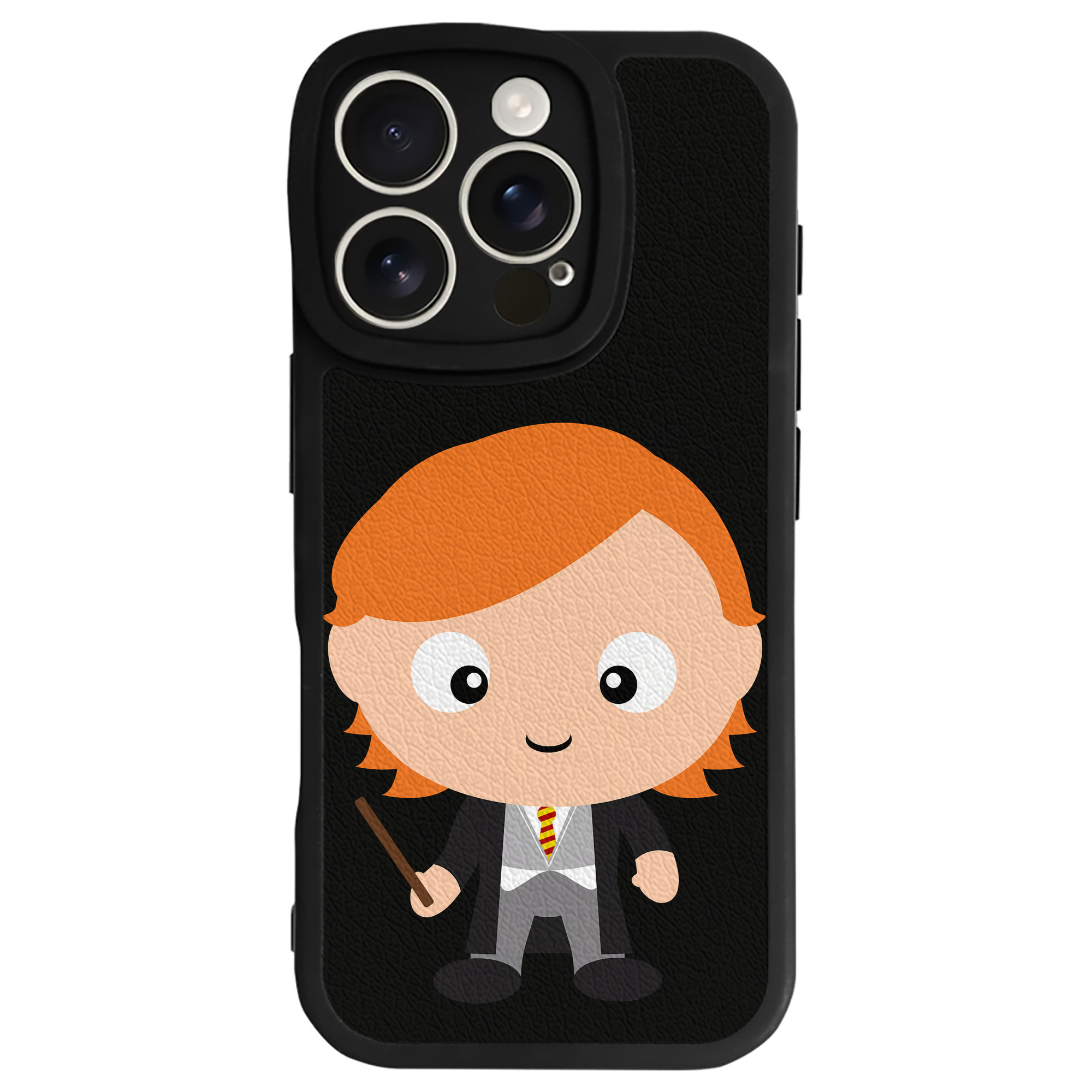 （画像用） Harry Potter ハリー・ポッターシリーズ 【iPhone 16シリーズ対応】シリコンスマホケース（レザー調） 材質：シリコン